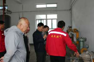 拜泉县相关领导考察大连陈伟定制家居有限公司燃气